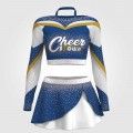 womens purple plus size cheerleading uniforms blue