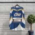 womens purple plus size cheerleading uniforms blue