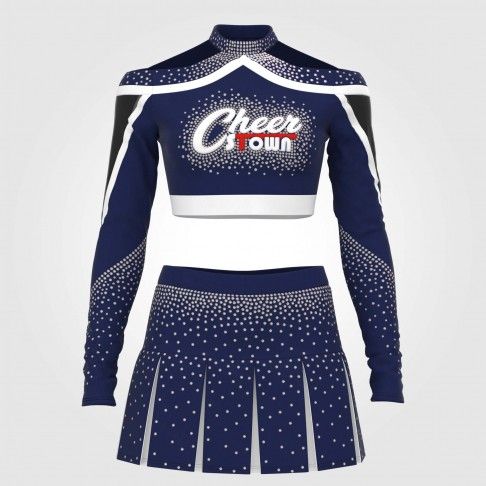 all star cheerleading diy uniforms blue 2
