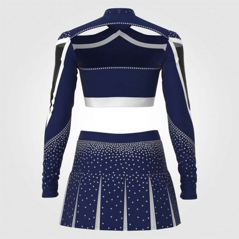 all star cheerleading diy uniforms blue 3