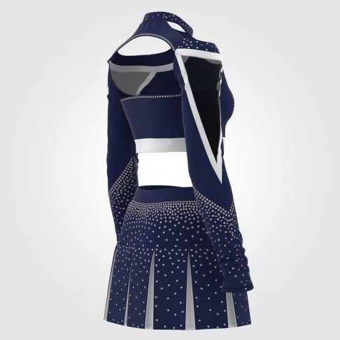 all star cheerleading diy uniforms blue 6
