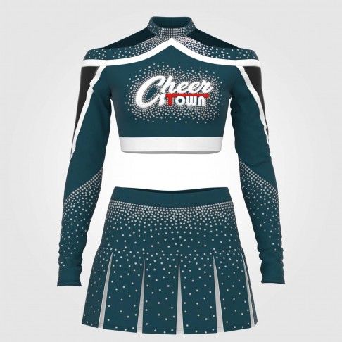 all star cheerleading diy uniforms green 2