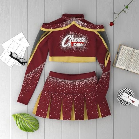 all star cheerleading diy uniforms red 1