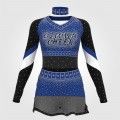 custom competition cheer uniforms blue