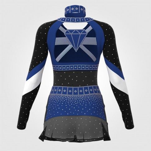 custom competition cheer uniforms blue 1