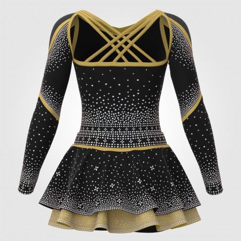 custom all star cheerleading uniforms black 1