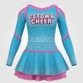 custom all star cheerleading uniforms sea blue