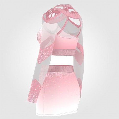 youth blue black and white cheerleading competitions uniforms pink 4