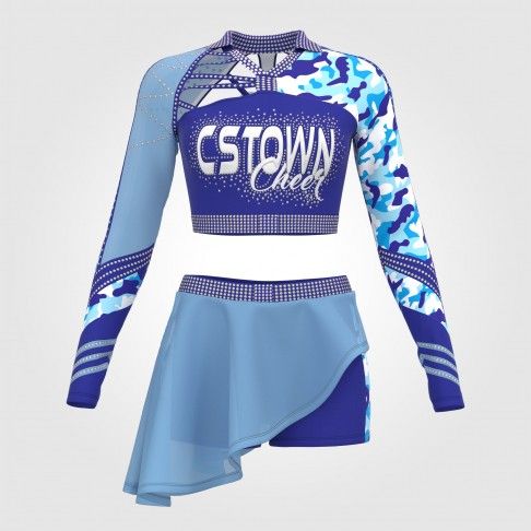dance team custom cheer camp shirts blue 0