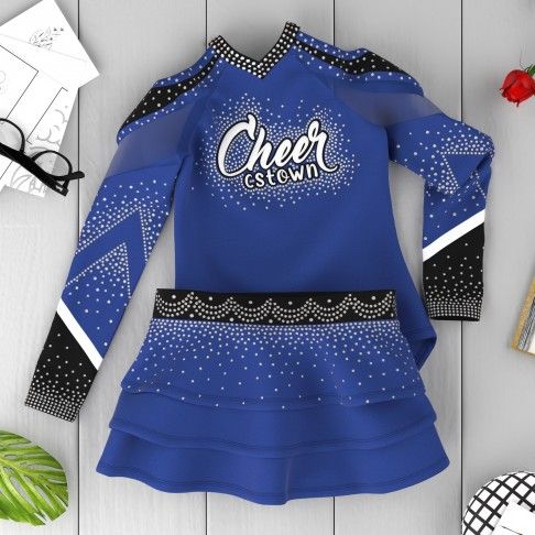 cheer championship shirts pink pleated cheerleading uniforms blue 6