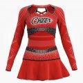 diy cheerleading competition uniform red
