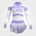 wholesale diy  cheerleading competition outfit purple