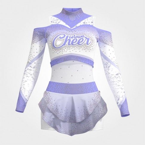 wholesale diy  cheerleading competition outfit purple 0