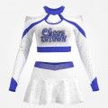 design your own red black and white cheerleading competitions uniform white