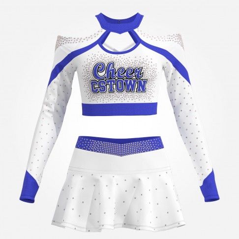 design your own red black and white cheerleading competitions uniform white 0