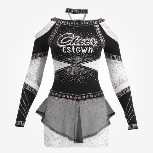 design your own orange competition cheer outfits black 0