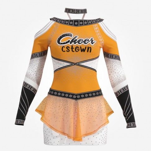 design your own orange competition cheer outfits orange 0