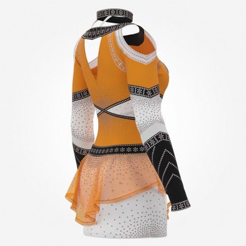 design your own orange competition cheer outfits orange 4