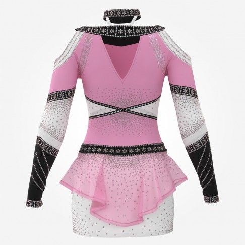 design your own orange competition cheer outfits pink 1
