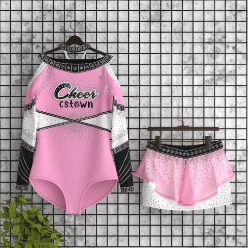 design your own orange competition cheer outfits pink 5
