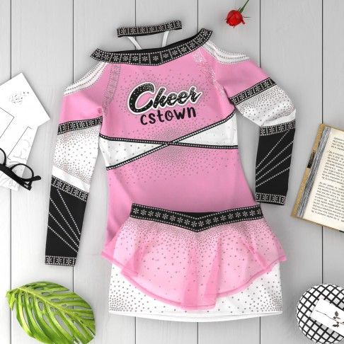 design your own orange competition cheer outfits pink 6