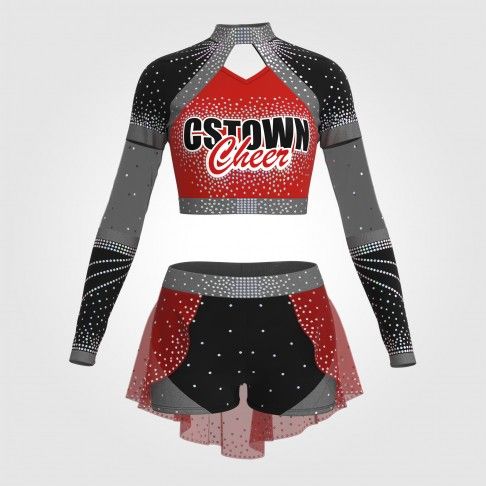 design pink cheerleading   outfit red 0