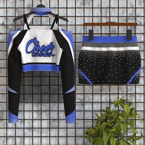 red white and blue cheerleading competition uniforms black 5