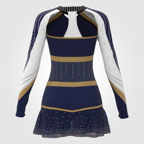 custom maroon and gold competition cheer uniforms blue 1