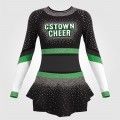 diy glitter cheer clothes black