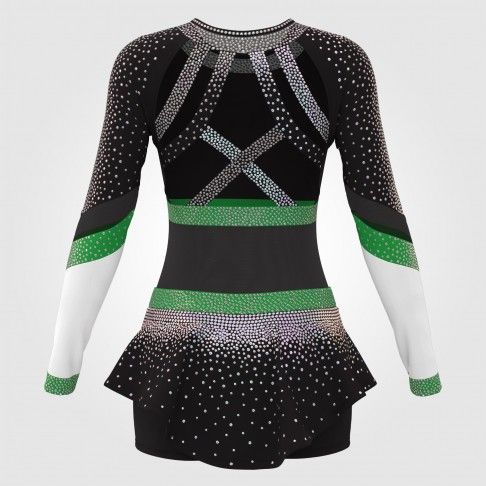 diy glitter cheer clothes black 1