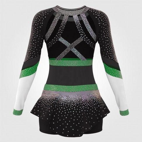 diy glitter cheer clothes black 1