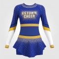 diy glitter cheer clothes yellow