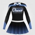 one piece cheer clothes blue