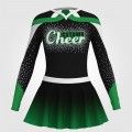 one piece cheer clothes green