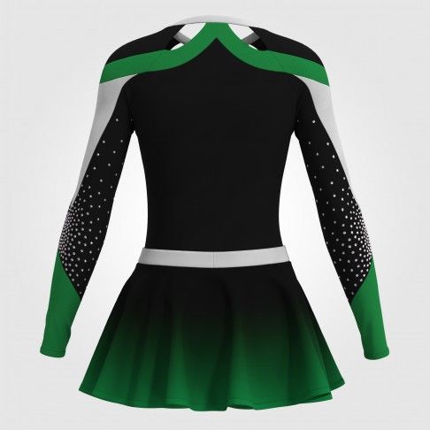 one piece cheer clothes green 1
