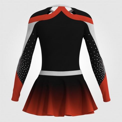 one piece cheer clothes red 1
