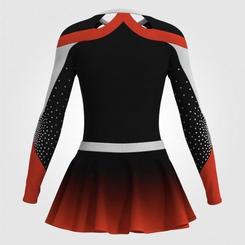 one piece cheer clothes red 1