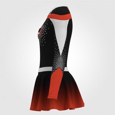one piece cheer clothes red 2