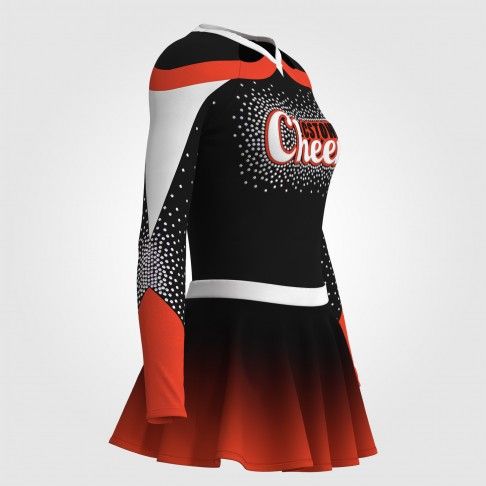 one piece cheer clothes red 3