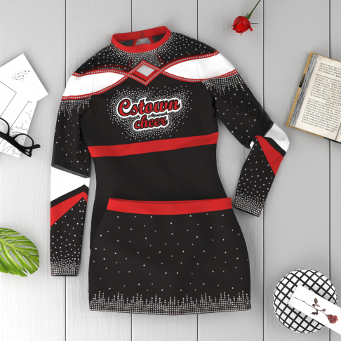 all star red cheer uniform red 6