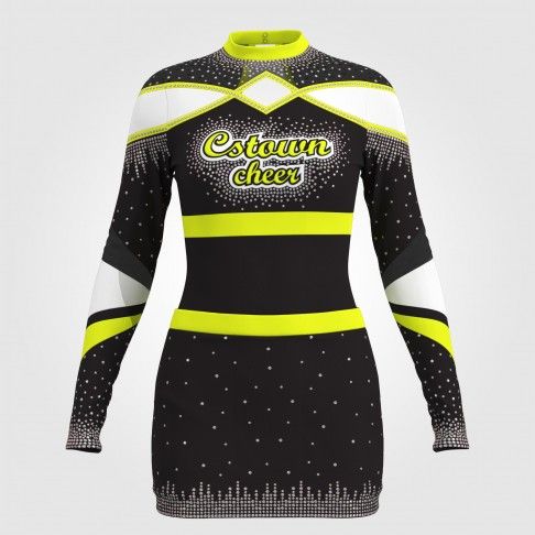 all star red cheer uniform yellow 0