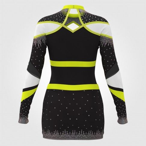 all star red cheer uniform yellow 1