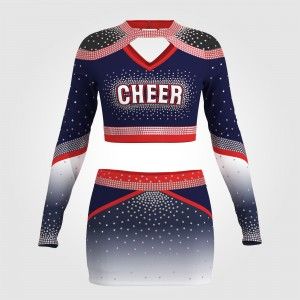 cheap blue diy cheer uniforms