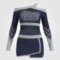 green and black cheap youth cheer uniforms template blue