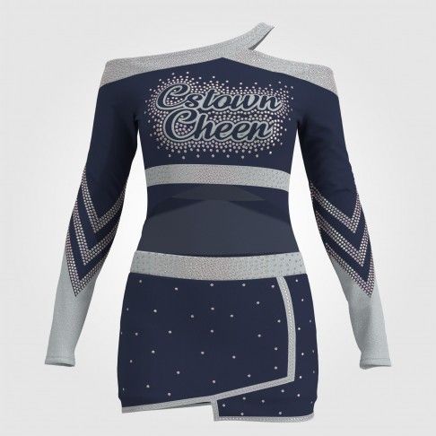 green and black cheap youth cheer uniforms template blue 0
