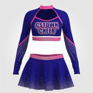 purple dance team cheer uniforms