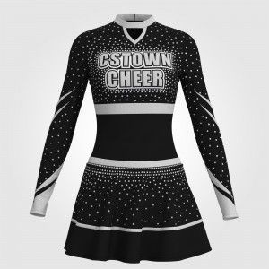 black team leader cheer sets