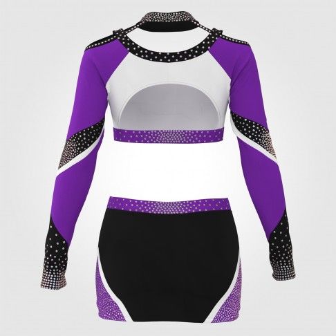 design all star cheap purple cheerleading uniform purple 1