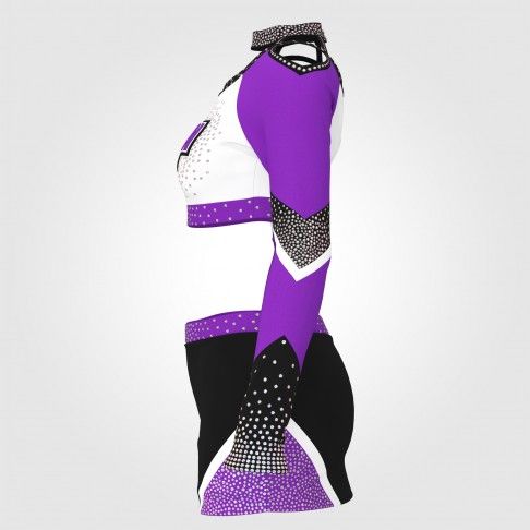 design all star cheap purple cheerleading uniform purple 2