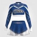 make your own cheerleader outfit blue and white supply store blue